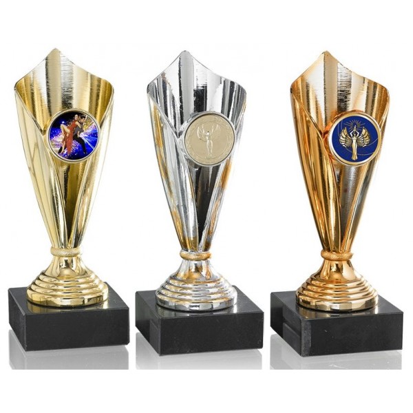 Trophée Sportif Coupe Argent/Or Petanque 